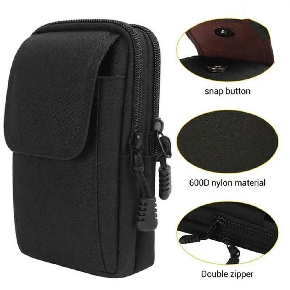 Edc Carry Fanny Pack - 남성용 전술용 몰리(MOLLE) 벨트 허리 가방,